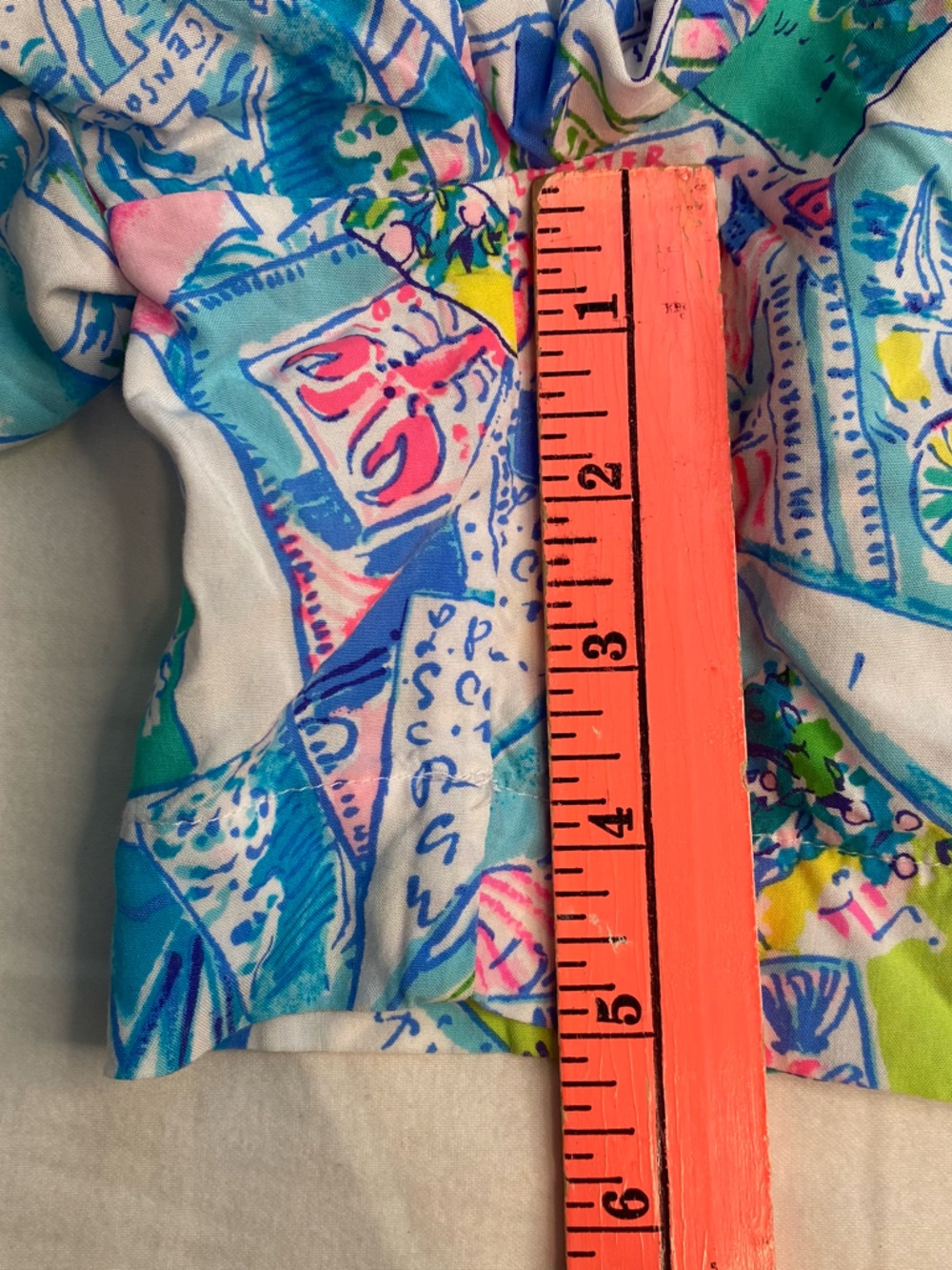 Lilly Pulitzer Colorful Print Pool Shorts Size M Resort Beach Cover Up - Picture 6 of 9